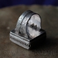 Старинный афганский перстень с современной вставкой в технике перегородчатой эма