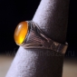 Винтажный иранский перстень с сердоликом  на мизинец.  Иран, 20 в.