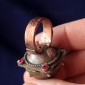 Перстень в афганском стиле, сделанный из деталей старых афганских украшений