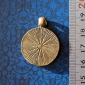 Александр Емельянов. кулон "Солнце". Медь, горячая перегородчатая эмаль