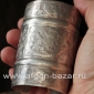 Старинный берберский серебряный браслет с растительно-геометрическим орнаментом 
