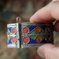 Марокканская шкатулка-браслет с горячей эмалью. Марокко, Анти-Атлас (Тизнит-Тару