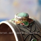 Старый марокканский браслет с горячей эмалью