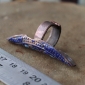 Традиционное мультанское кольцо с восстановленной эмалью. Пакистан, Мультан, вто