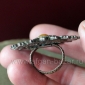 Пакистанское кольцо "Чакор" с горячей эмалью и сердоликом - авторская переработк