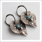 серьги авторские  крупные этнические ручная работа