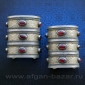 Пара старых туркменских браслетов традиционной формы "Билезик". Афганистан или Т