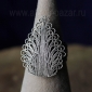 Винтажный турецкий филигранный перстень. Турция, 20 в.