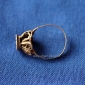 Старое тунисское кольцо с имитацией английской монеты Георгианской эпохи. Тунис,
