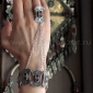 Браслет с кольцом в казахском стиле