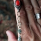 Туркменский перстень от набора с кольцами. Афганистан, туркмены, 20-й век