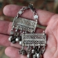 Винтажные египетские серьги - амулеты для церемонии Зар (у одной из сережек отсу