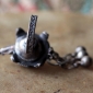 Кольцо с перегородчатой эмалью, фигурой черепахи и звенящими бубенчиками.  Автор