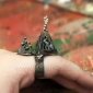 Перстень с витражной эмалью "Каркоза" Автор - Щучкина Евгения