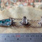 Составное кольцо-коготь (хучжи) на три фаланги с витражной эмалью. Автор - Щучки