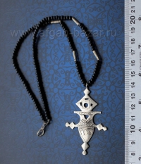 Колье с подвеской в виде туарегского амулета Iferouane. Марокко, современная работа Колье с подвеской в виде туарегского амулета Iferouane