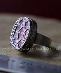 Перстень в казахском стиле. Афганистан, 20-й век