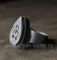 Афганский перстень в казахском стиле Афганский перстень в казахском стиле