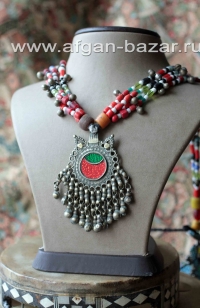 Уникальное афганское колье - племенные украшения Кучи (Tribal Kuchi Jewelry)