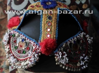 Афганское народное украшение для головы.  Афганистан или Пакистан, пуштуны-кучи
