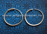 Старые индийские племенные серьги. Индия, Гуджарат или Раджастан, племена Банджа