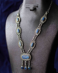 Колье с лазуритовыми вставками Афганистан, конец 20 в.