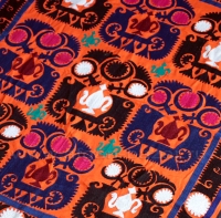 Афганская скатерть-декоративное панно "Сюзанне" или "Парда". Северный Афганистан