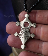 Колье с подвеской в виде туарегского амулета Agades cross. Марокко, современная 