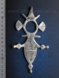 Массивный туарегский амулет Agades cross. Марокко, современная работа
