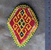 Бисерное украшение Афганистан или Пакистан, племенные украшения Кучи, 20 в.