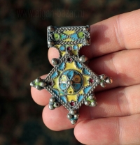 Марокканская подвеска-амулет "Богдад" (Boghdad) с горячей эмалью. Авторская горячая эмаль - Александр Емельянов Марокканская подвеска-амулет "Богдад" (Boghdad) с горячей эмалью