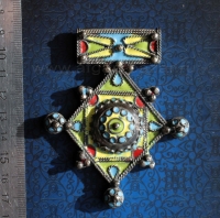 Марокканская подвеска-амулет "Богдад" (Boghdad) с горячей эмалью