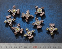 Марокканская подвеска-амулет "Богдад" (Boghdad) с горячей эмалью