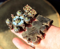 Марокканская подвеска-амулет "Богдад" (Boghdad) с горячей эмалью. Авторская горя