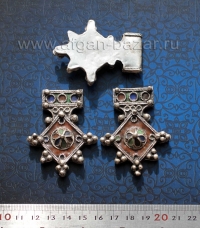 Марокканская подвеска - амулет "Богдад" (Boghdad) с перегородчатой эмалью