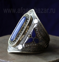 Афганский браслет с лазуритом. Афганистан, современная работа