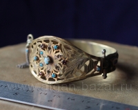 Старый хазарейский браслет с восстановленными элементами Старый хазарейский браслет с восстановленными элементами