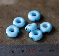 Турецкая бусина - амулет от сглаза ручной работы в технике Лэмпворк