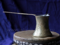 Винтажная турка для кофе. Турецкая республика, середина 20 в. Винтажная турка для кофе. Турецкая республика, середина 20 в.