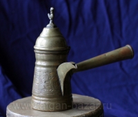 Винтажная турка для кофе в сирийском стиле. Сирия (Алеппо) или Юго-восточная Ана