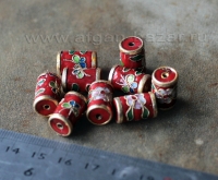 Бусина с перегородчатой эмалью. Китай, современная работа