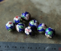 Бусина с перегородчатой эмалью. Китай, современная работа