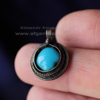 Подвеска из монеты в афганском стиле. Автор - Емельянов Александр