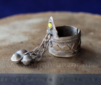 Афганское "коронное" кольцо с бубенчиками. Восточный Афганистан или северо-запад