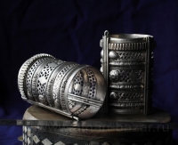 Пара традиционных афганских племенных браслетов "Баху" (bahu).  Афганистан или П