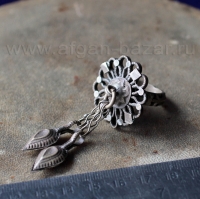 Афганское племенное кольцо с солярной символикой "Ангуштар" (Angushtar). Восточн