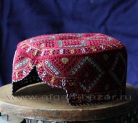 Традиционная афганская тюбетейка "Кулох".  Афганистан, современная работа