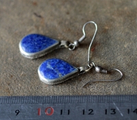 Афганские серьги с лазуритом. Афганистан, современная работа