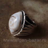 Перстень с глазчатым агатом. Ближний Восток (Египет (?)), современная работа