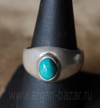 Египетский винтажный перстень с синайской бирюзой